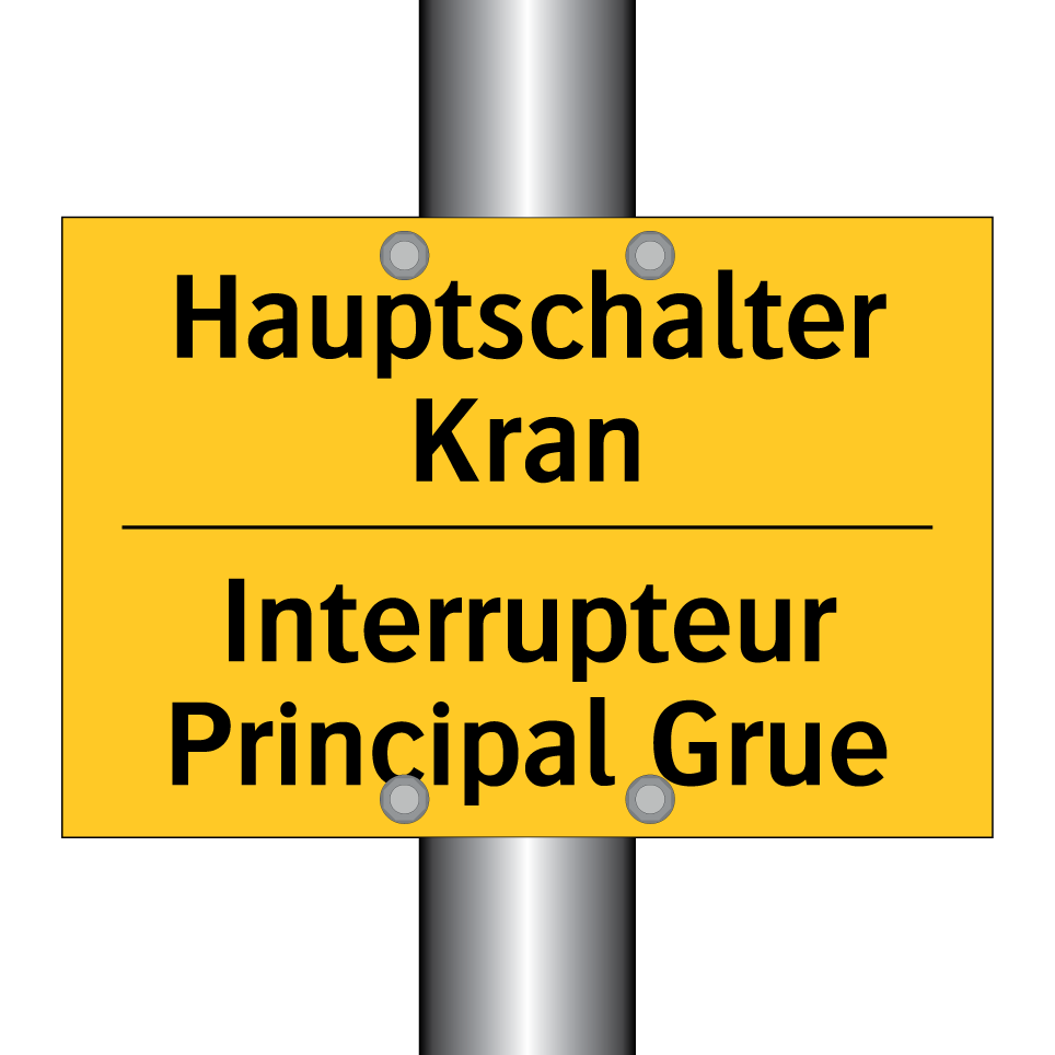 Hauptschalter Kran - Interrupteur Principal Grue
