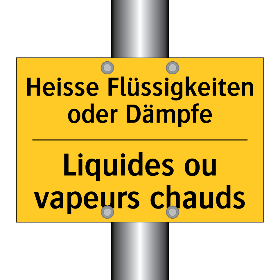 Heisse Flüssigkeiten oder Dämpfe /.../ - Liquides ou vapeurs chauds
