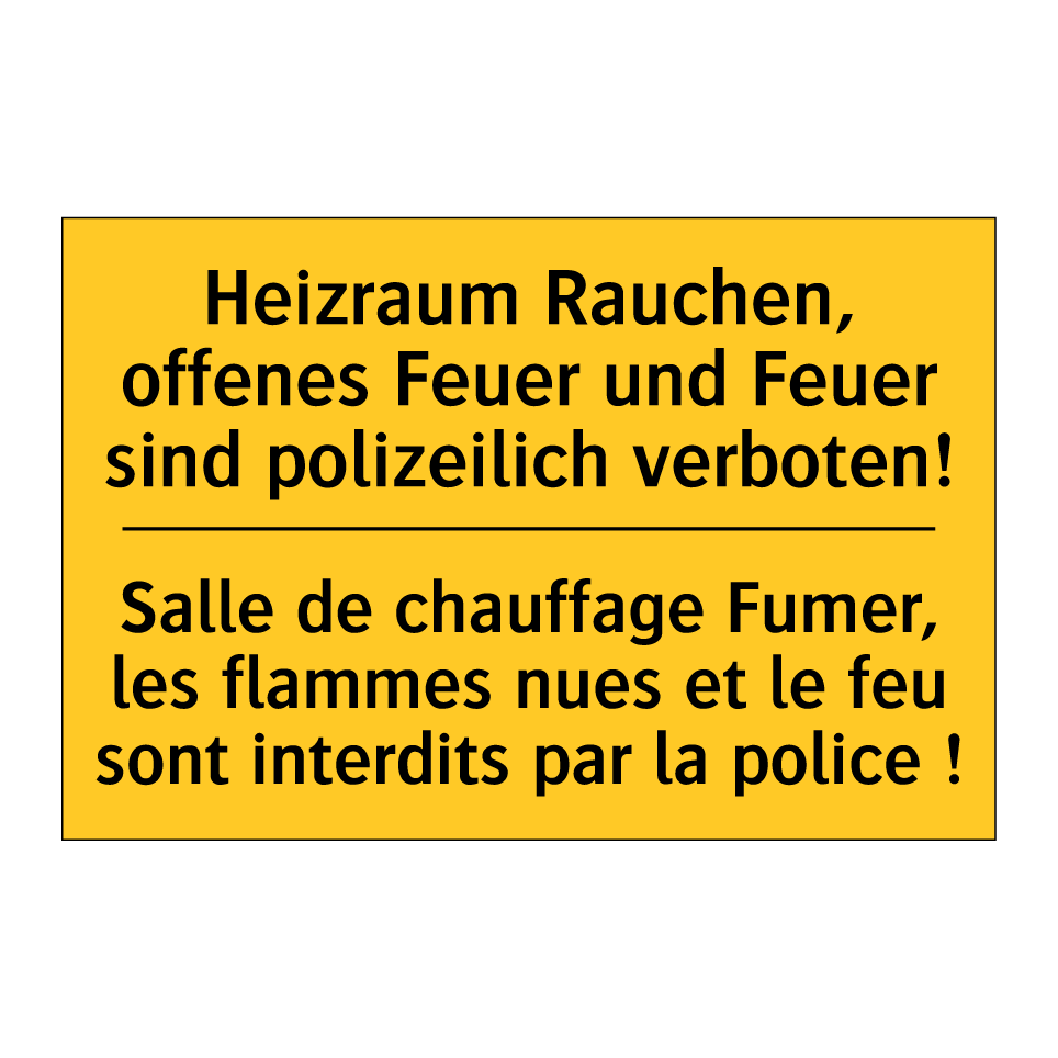 Heizraum Rauchen, offenes Feuer /.../ - Salle de chauffage Fumer, les /.../