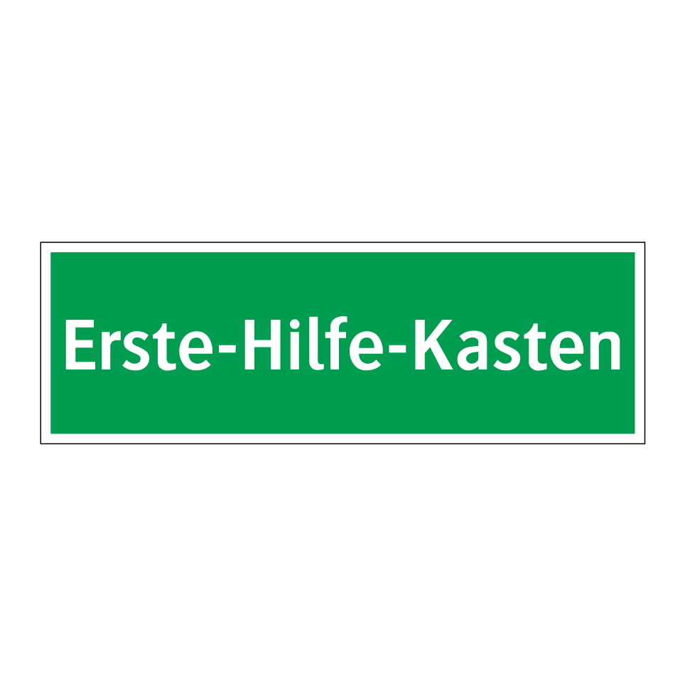 Erste-Hilfe-Kasten