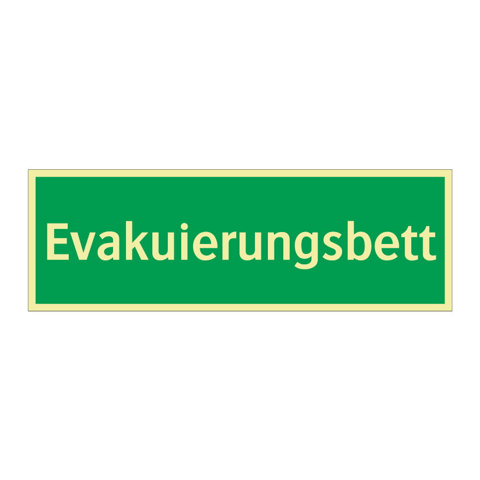 Evakuierungsbett