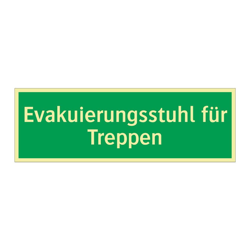 Evakuierungsstuhl für Treppen