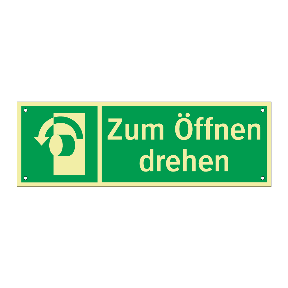 Zum Öffnen drehen