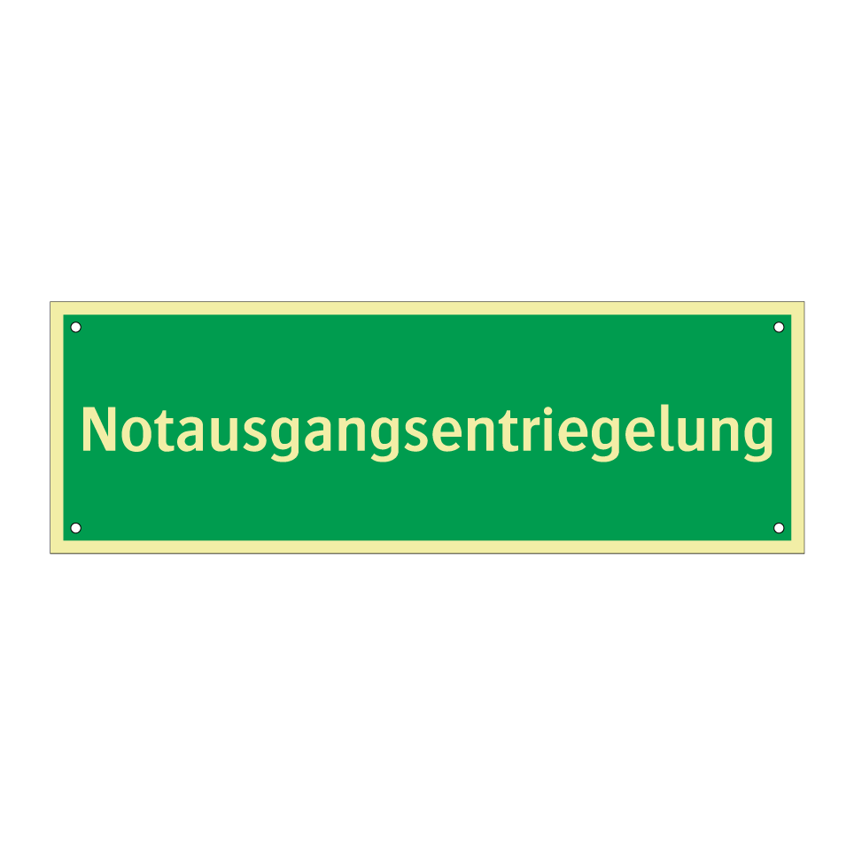 Notausgangsentriegelung