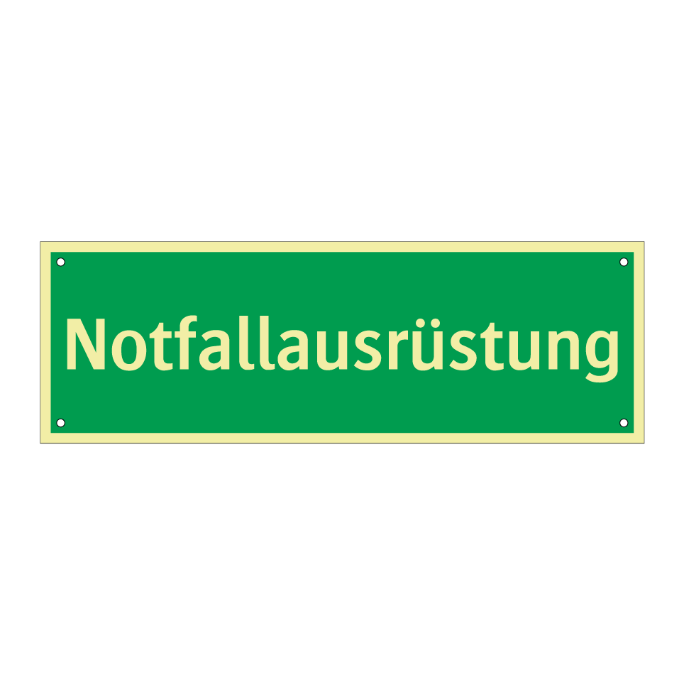 Notfallausrüstung