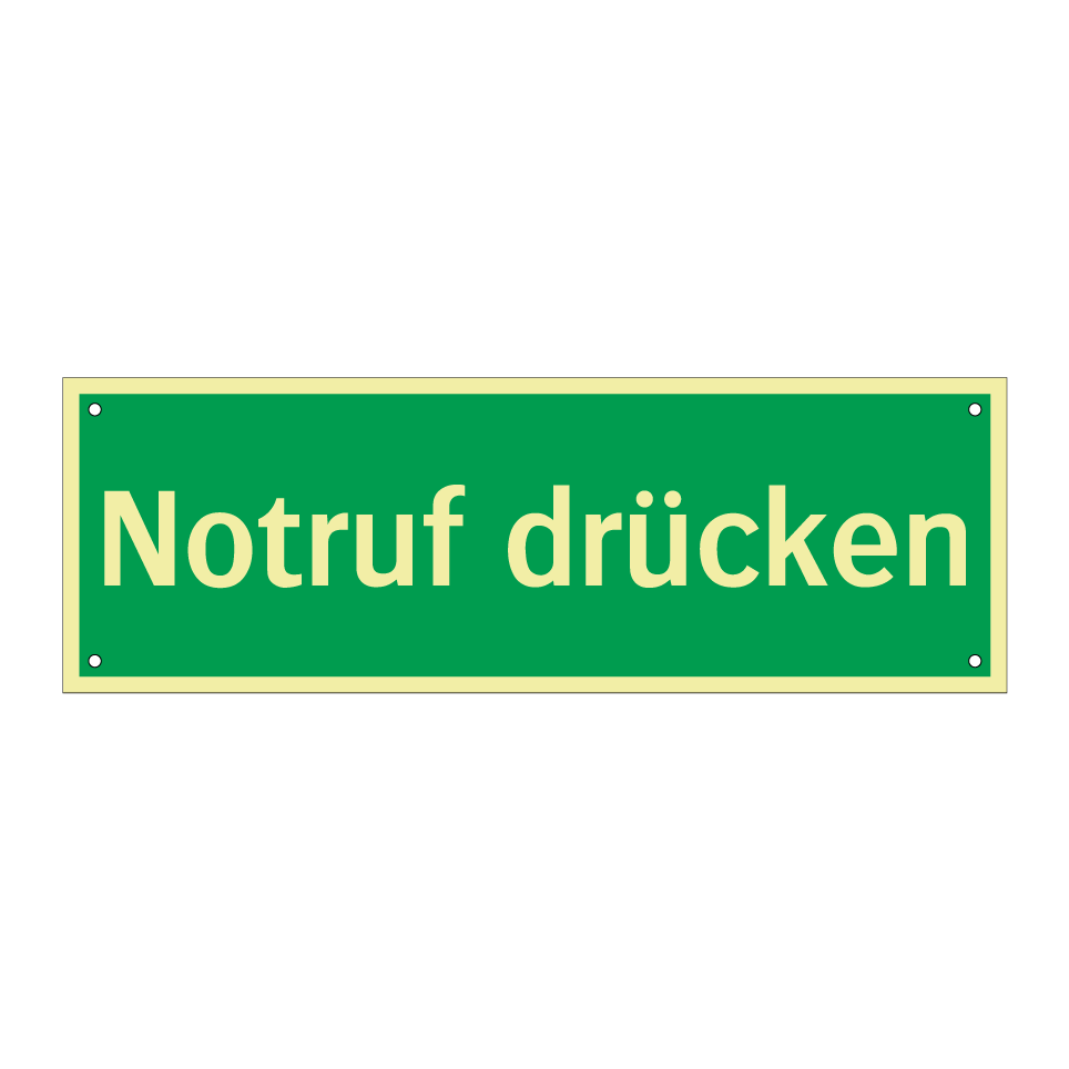 Notruf drücken