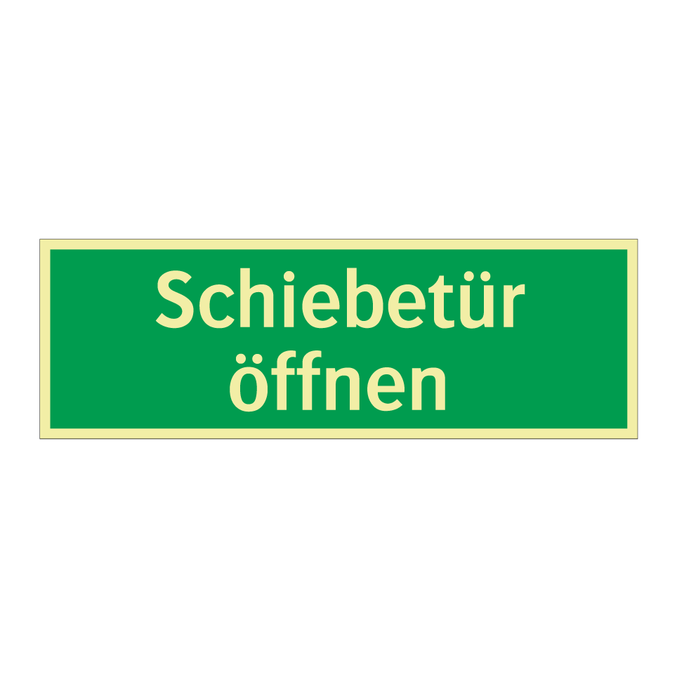 Schiebetür öffnen