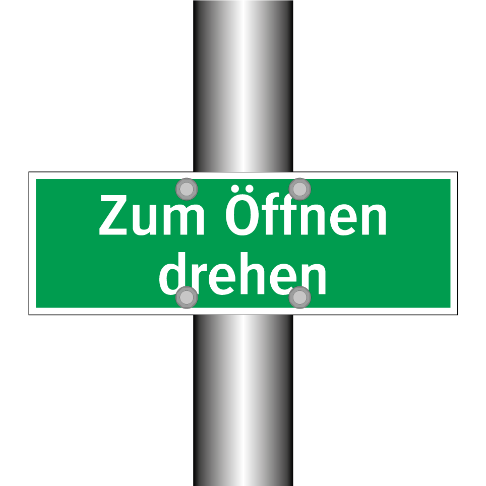 Zum Öffnen drehen