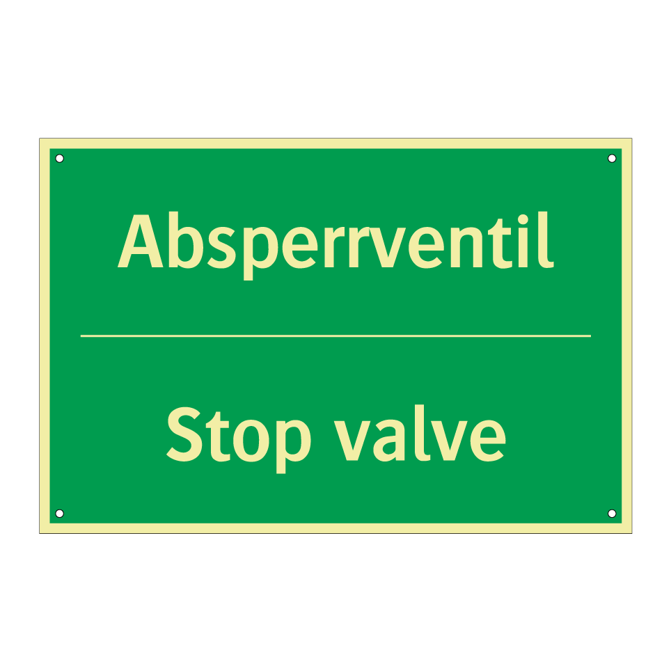 Absperrventil - Stop valve