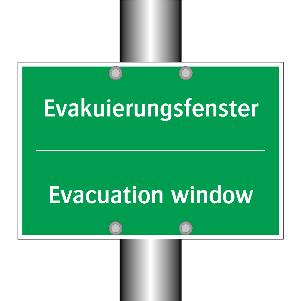 Evakuierungsfenster - Evacuation window
