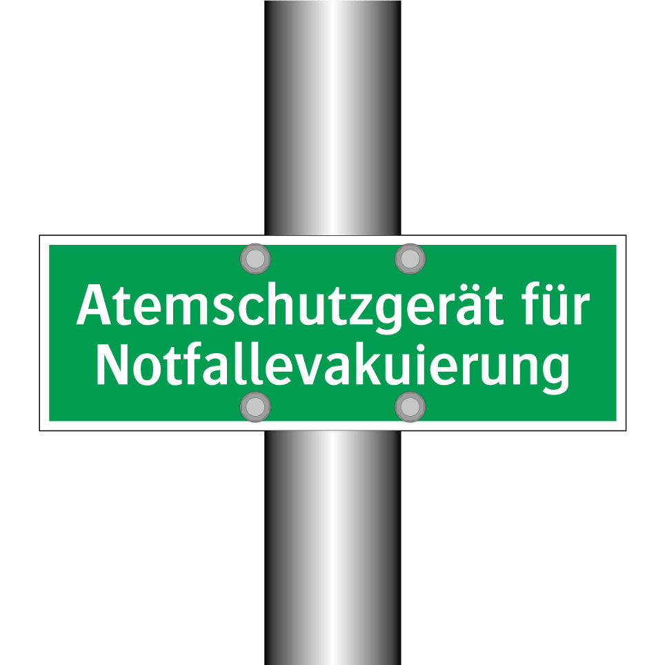 Atemschutzgerät für Notfallevakuierung