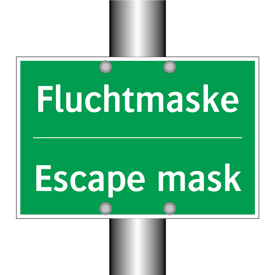 Fluchtmaske - Escape mask