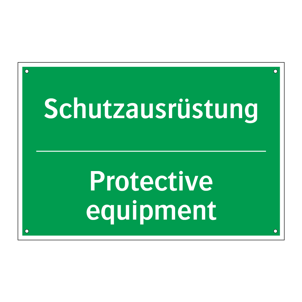 Schutzausrüstung - Protective equipment