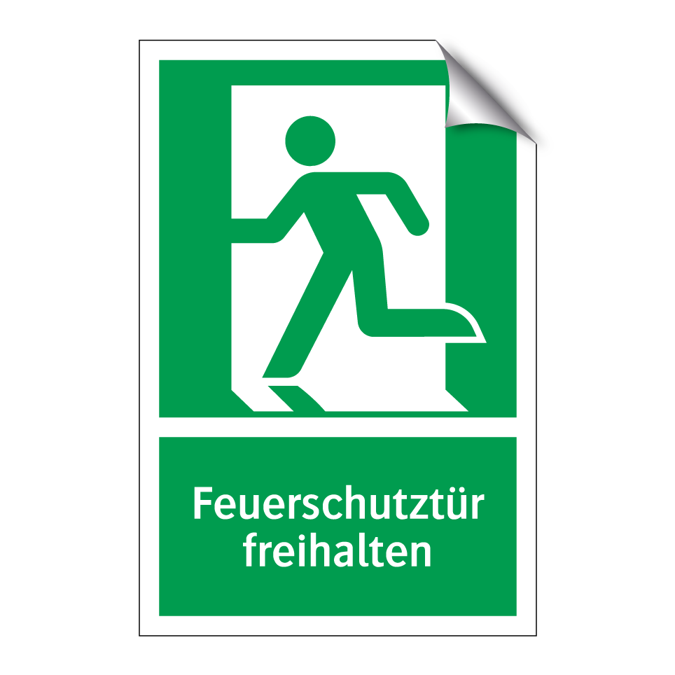 Feuerschutztür freihalten