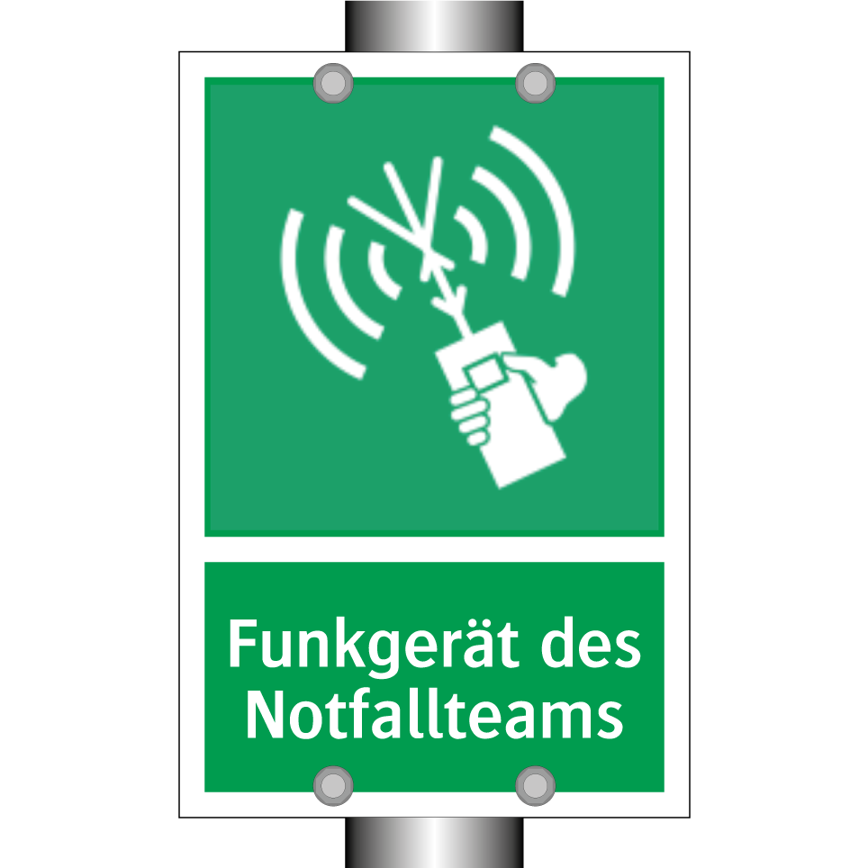 Funkgerät des Notfallteams