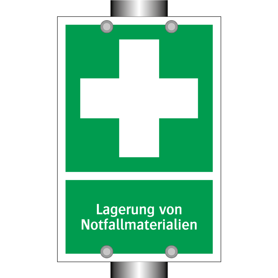 Lagerung von Notfallmaterialien