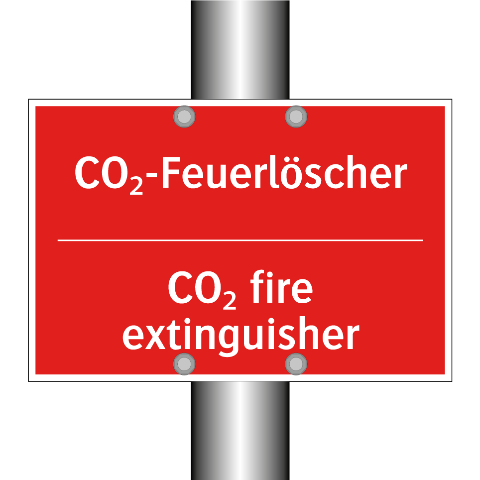 CO₂-Feuerlöscher - CO₂ fire extinguisher