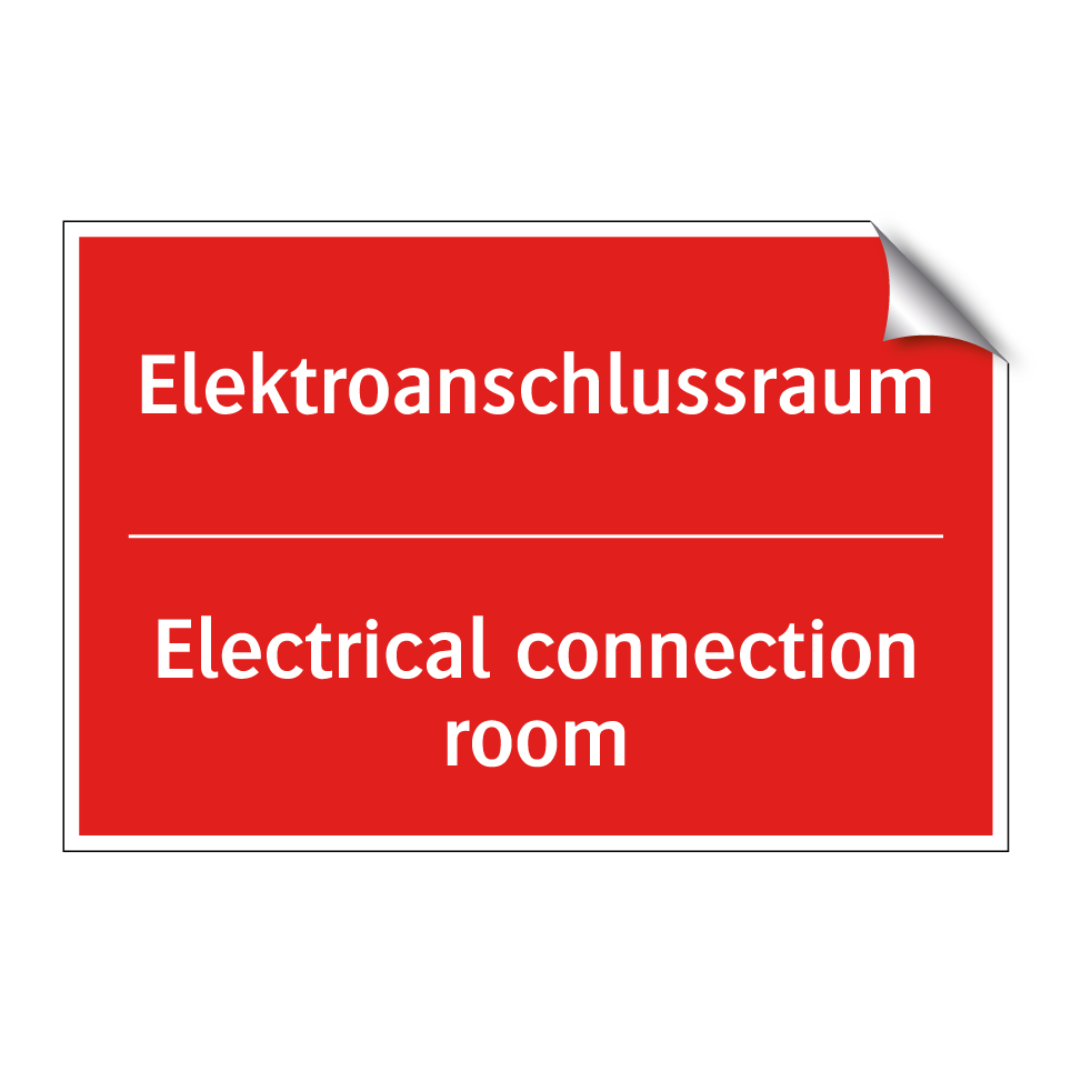 Elektroanschlussraum - Electrical connection room