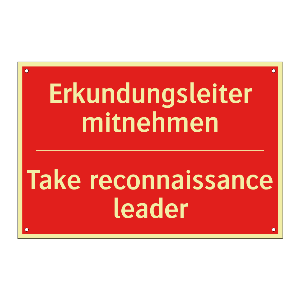Erkundungsleiter mitnehmen - Take reconnaissance leader