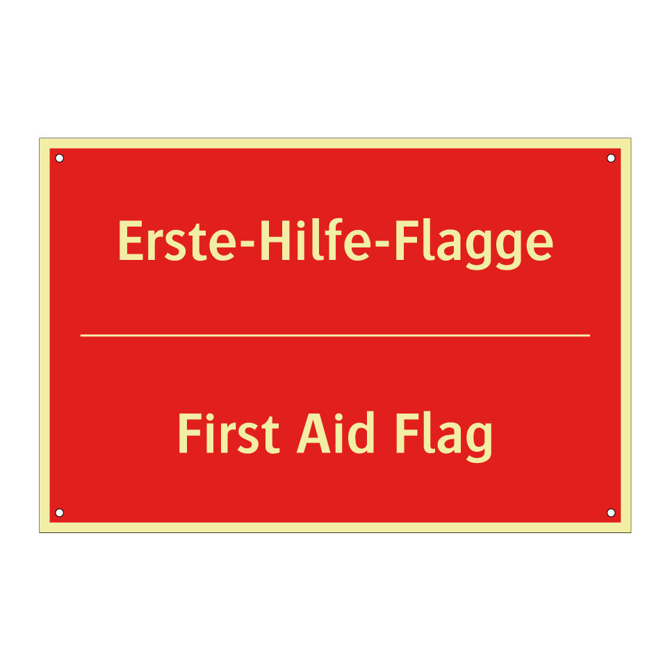 Erste-Hilfe-Flagge - First Aid Flag