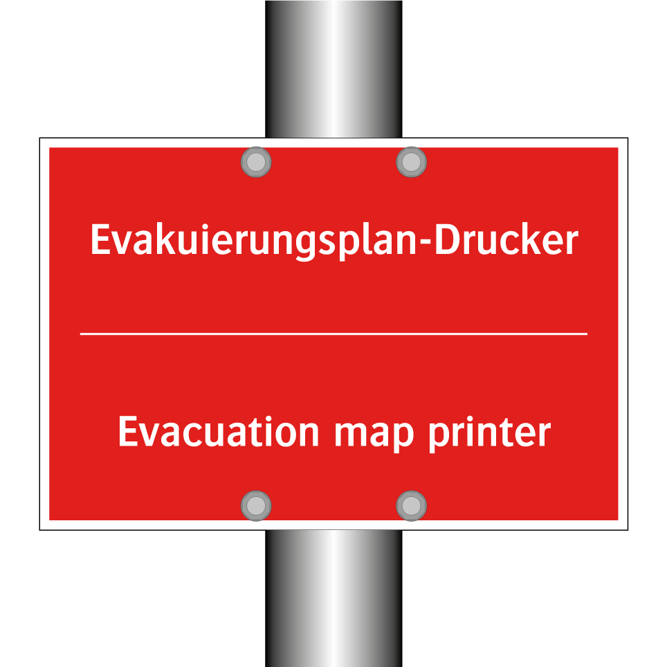 Evakuierungsplan-Drucker - Evacuation map printer
