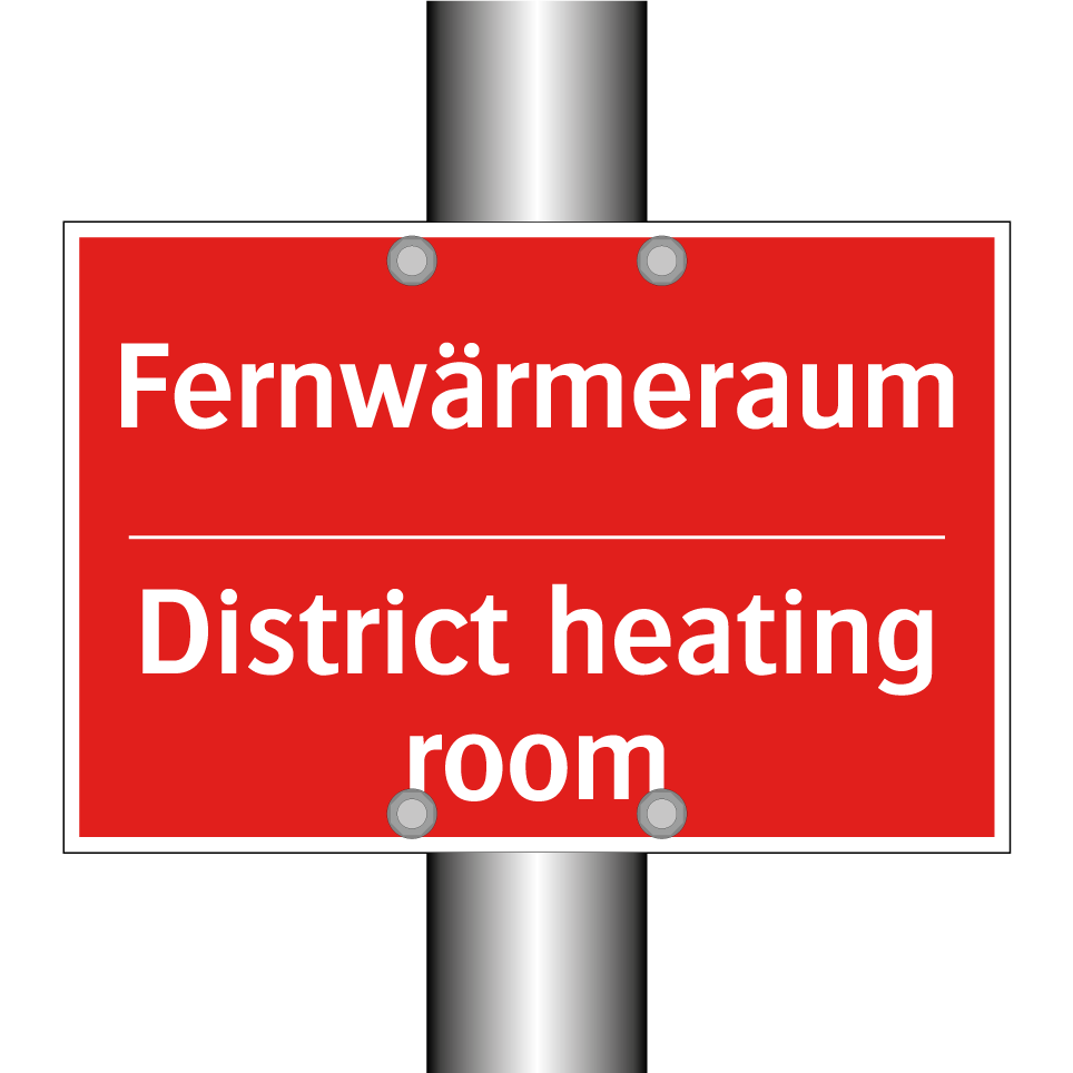 Fernwärmeraum - District heating room
