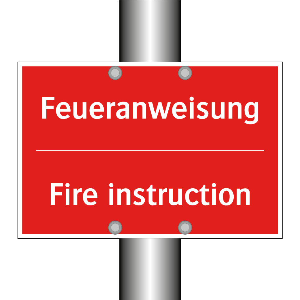 Feueranweisung - Fire instruction