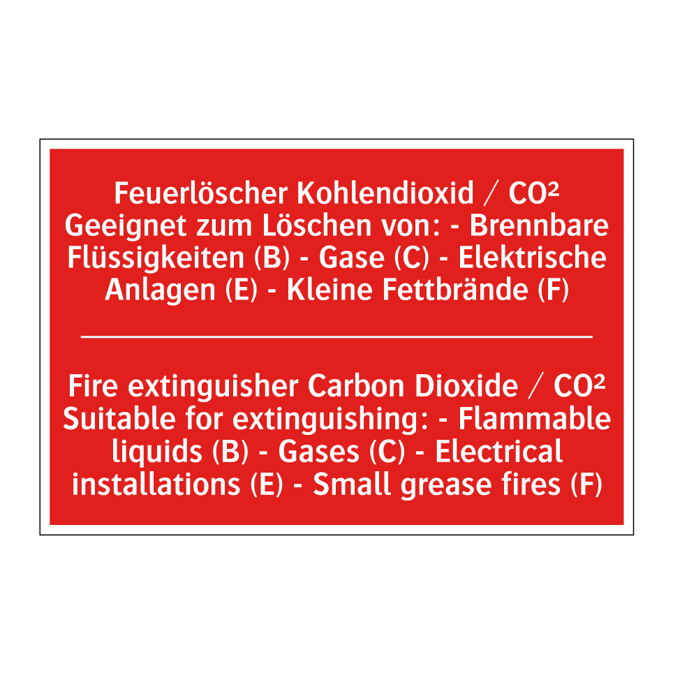 Feuerlöscher Kohlendioxid / CO² /.../ - Fire extinguisher Carbon Dioxide /.../