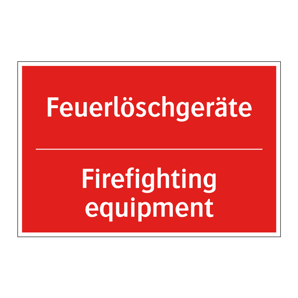 Feuerlöschgeräte - Firefighting equipment