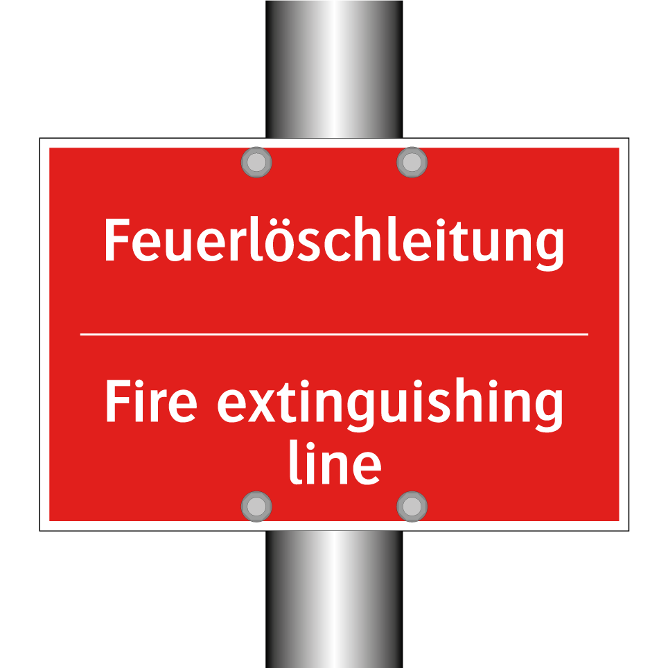 Feuerlöschleitung - Fire extinguishing line