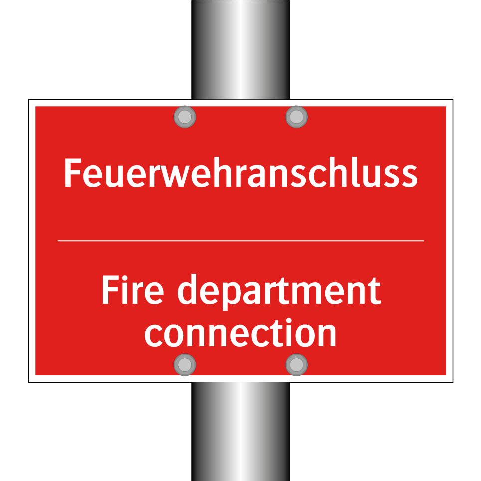 Feuerwehranschluss - Fire department connection
