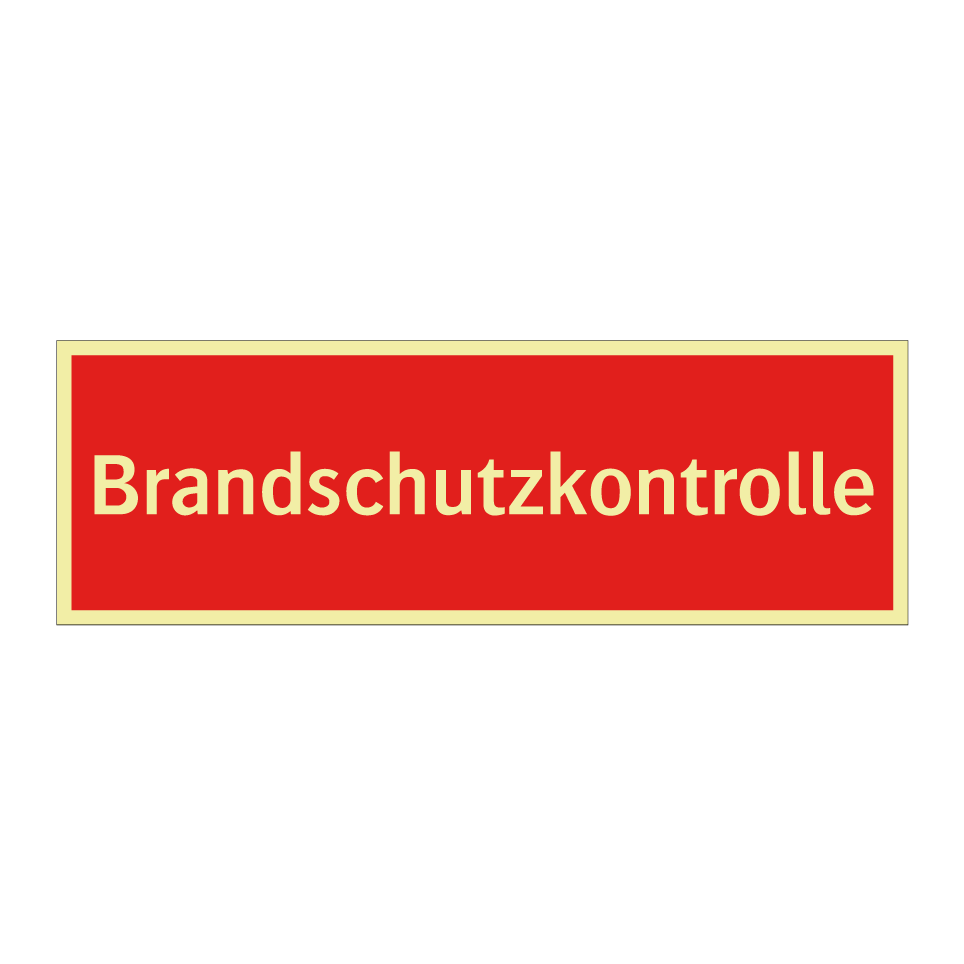 Brandschutzkontrolle