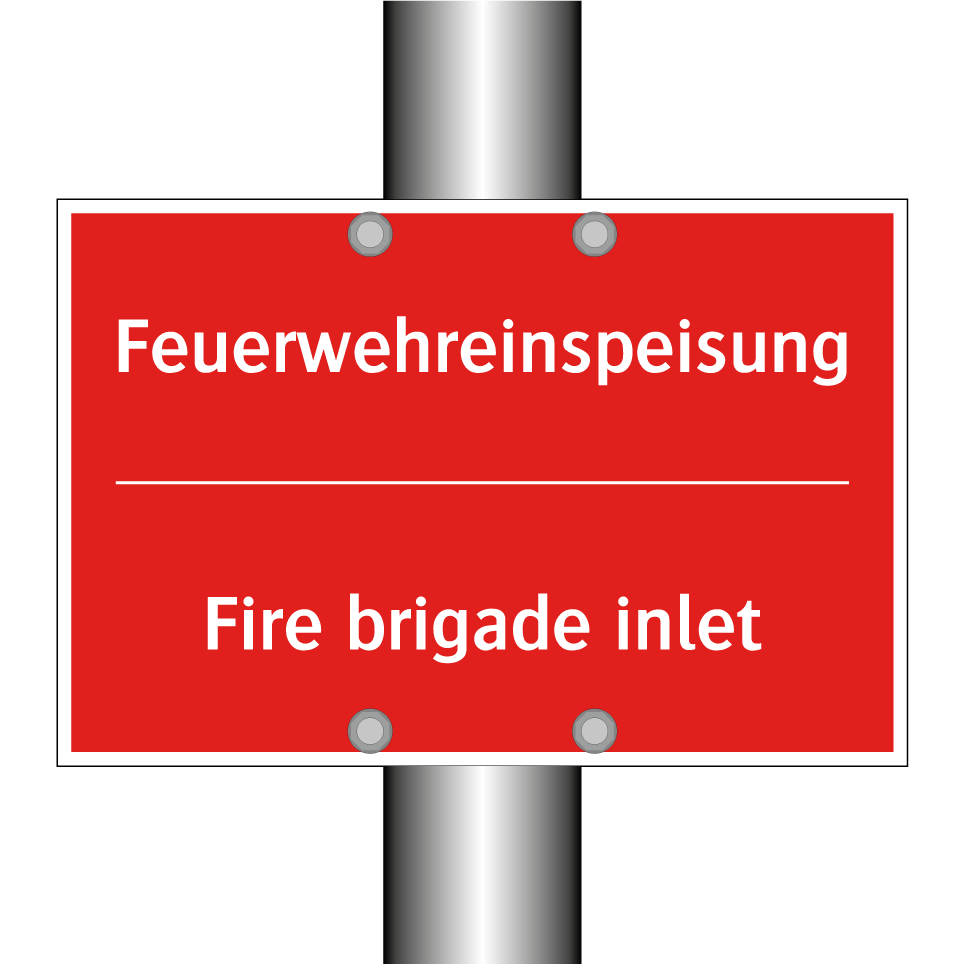 Feuerwehreinspeisung - Fire brigade inlet
