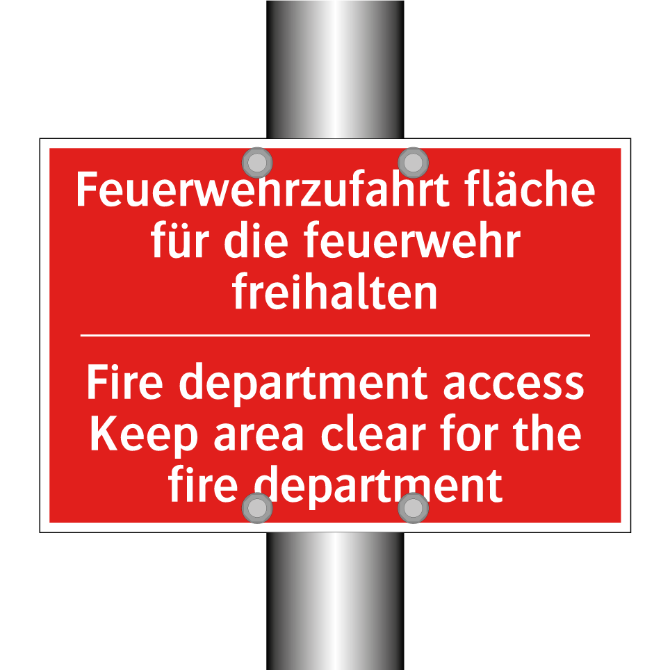 Feuerwehrzufahrt fläche für die /.../ - Fire department access Keep area /.../