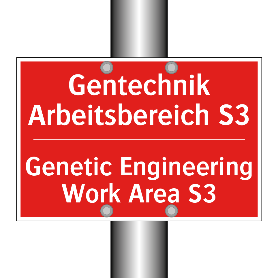 Gentechnik Arbeitsbereich S3 - Genetic Engineering Work Area /.../