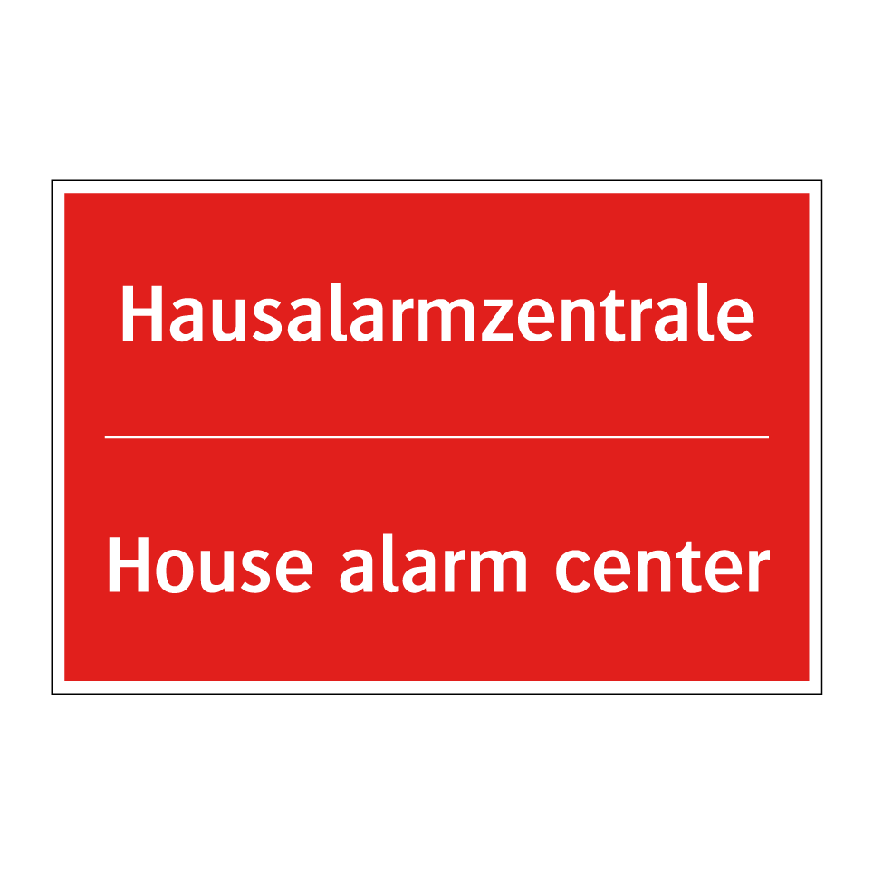 Hausalarmzentrale - House alarm center
