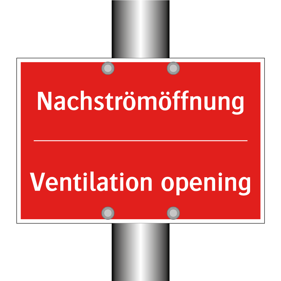Nachströmöffnung - Ventilation opening
