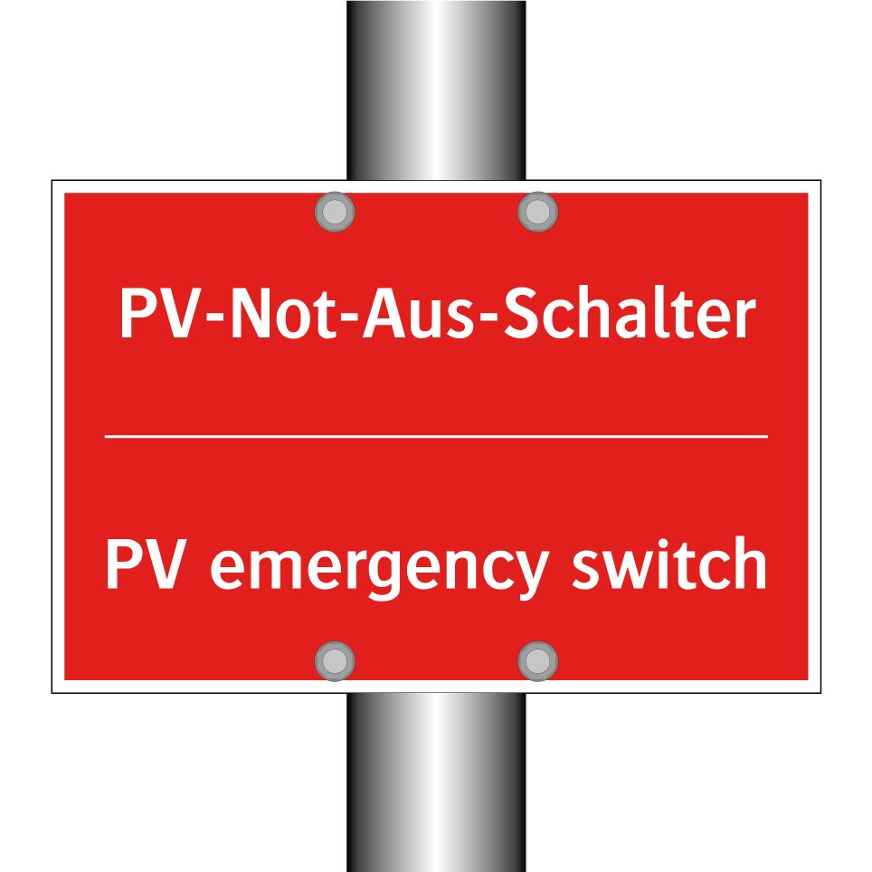 PV-Not-Aus-Schalter - PV emergency switch