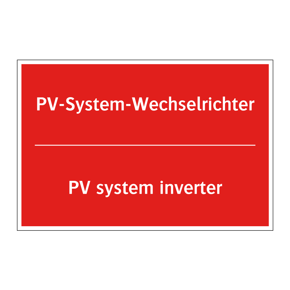 PV-System-Wechselrichter - PV system inverter