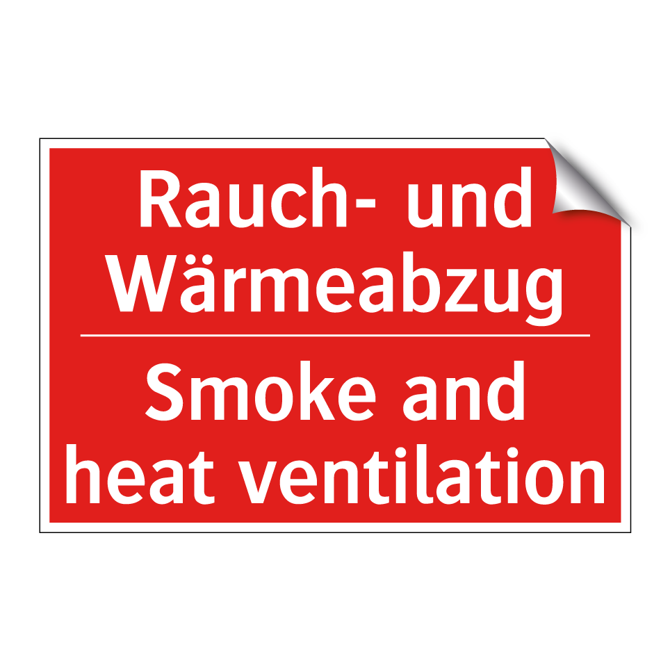 Rauch- und Wärmeabzug - Smoke and heat ventilation