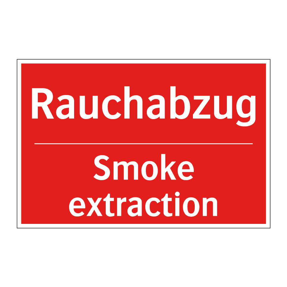 Rauchabzug - Smoke extraction