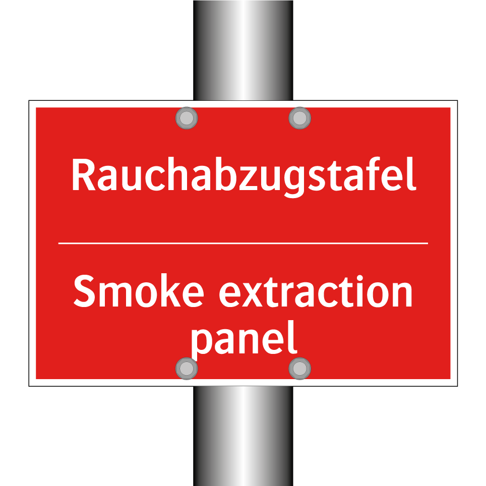 Rauchabzugstafel - Smoke extraction panel