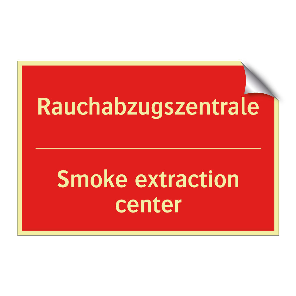 Rauchabzugszentrale - Smoke extraction center