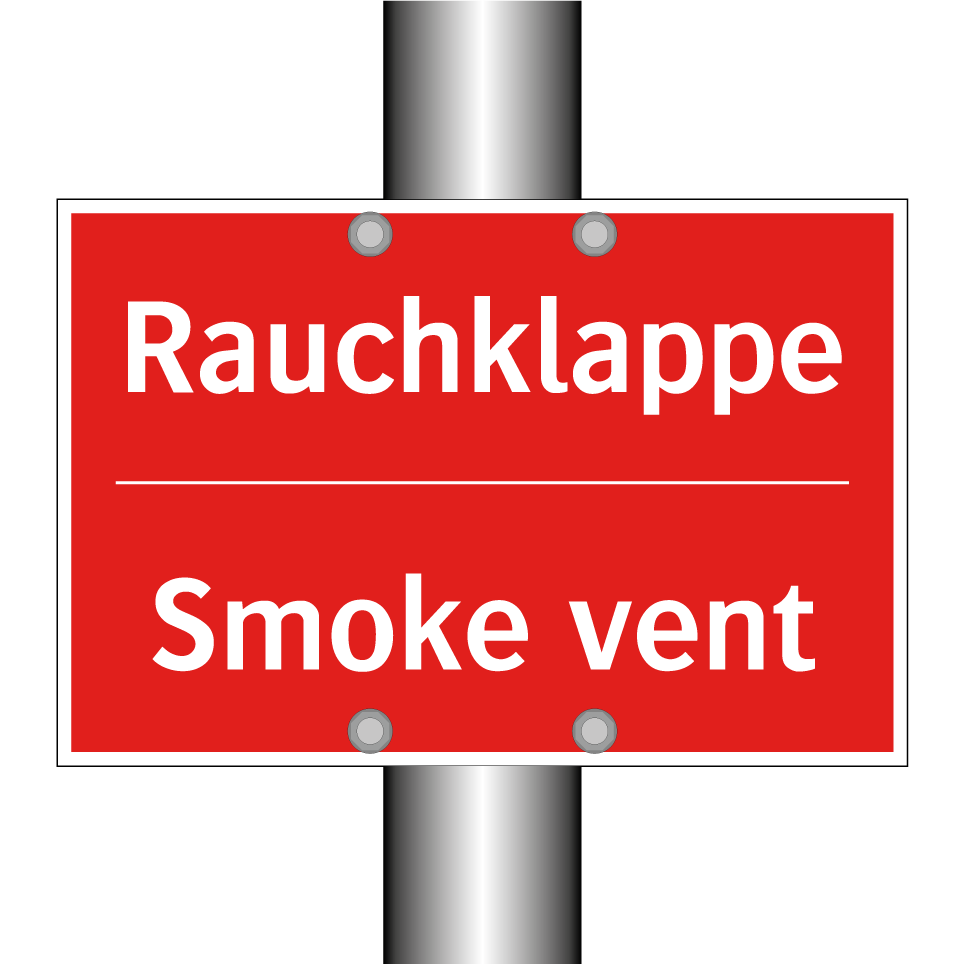Rauchklappe - Smoke vent