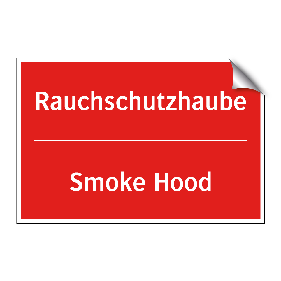 Rauchschutzhaube - Smoke Hood