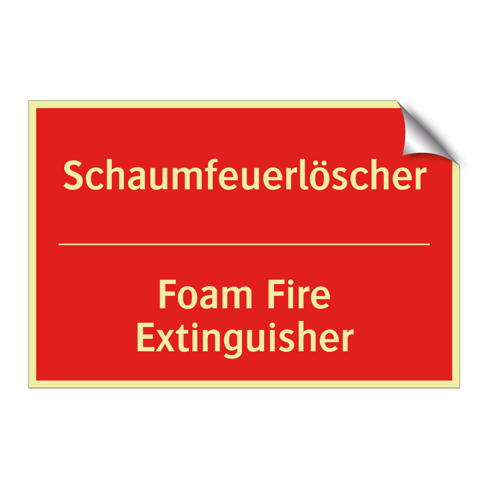 Schaumfeuerlöscher - Foam Fire Extinguisher
