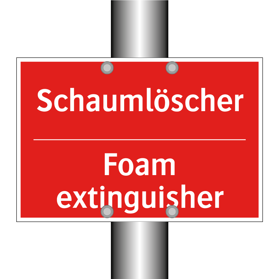 Schaumlöscher - Foam extinguisher