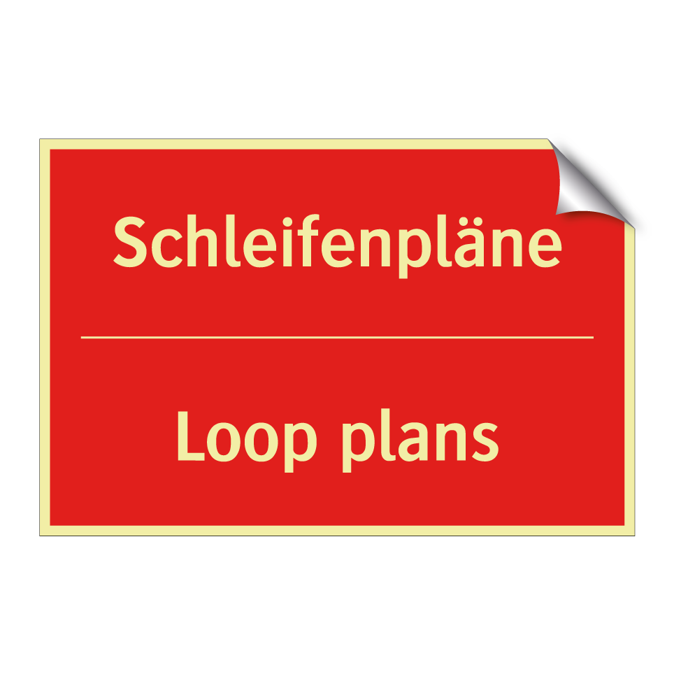 Schleifenpläne - Loop plans