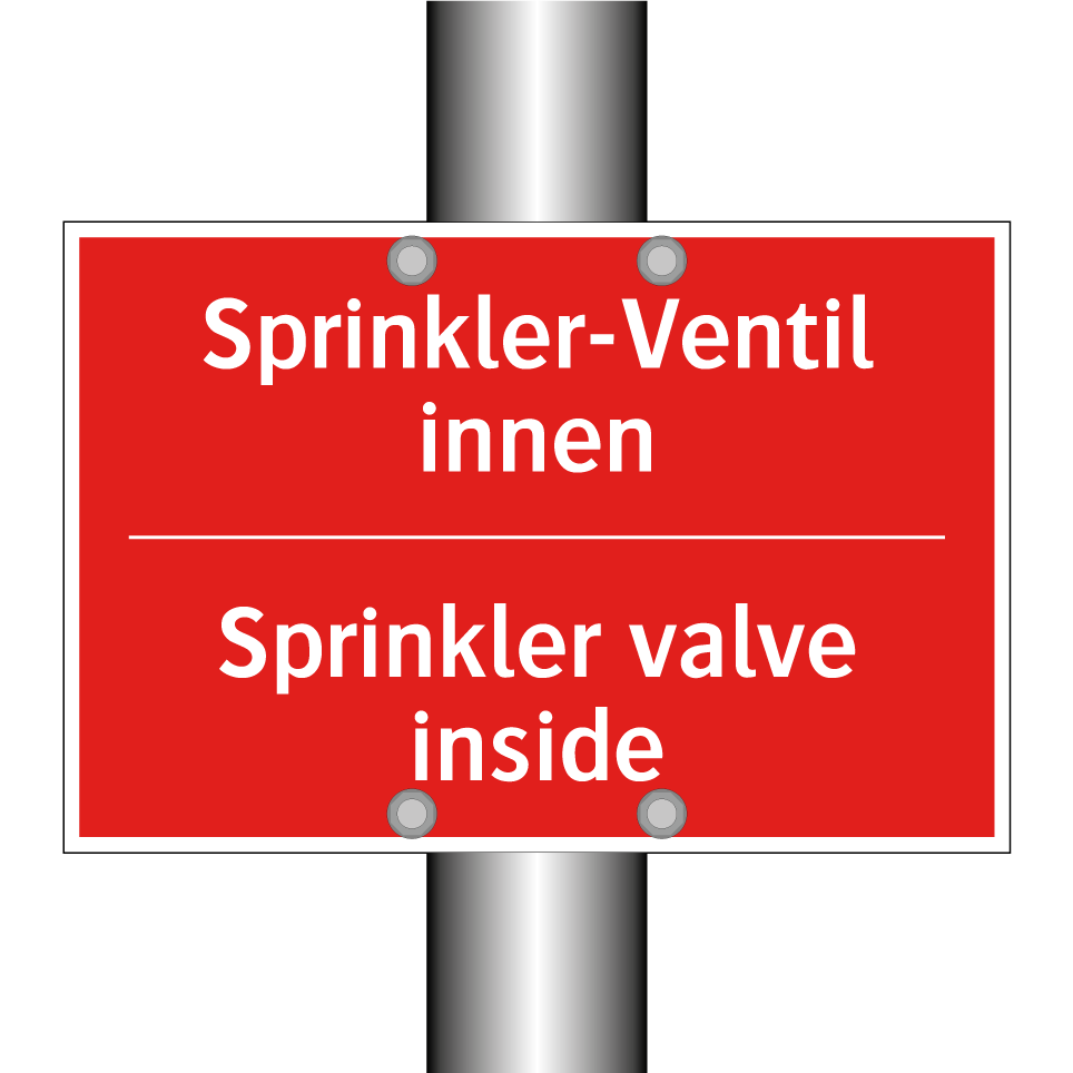 Sprinkler-Ventil innen - Sprinkler valve inside