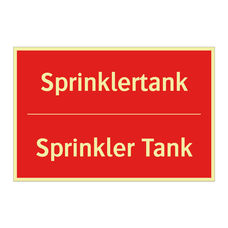 Sprinklertank - Sprinkler Tank